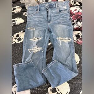 SOLD American Eagle Outfitters Blue Jegging Crop